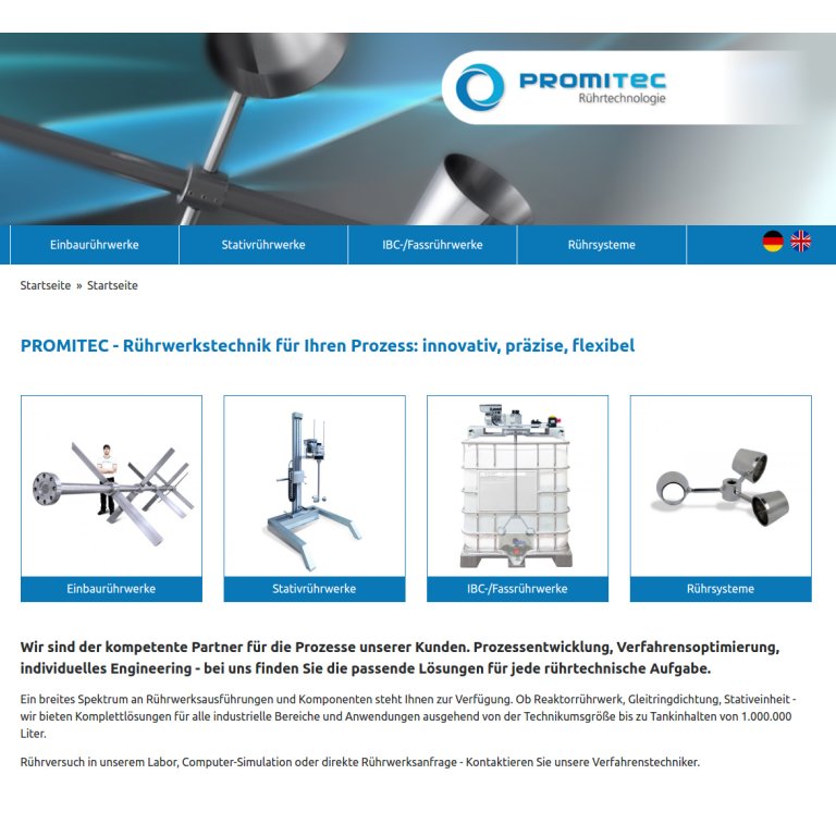 Promitec - hier rührt sich was! Promitec - hier rührt sich was!